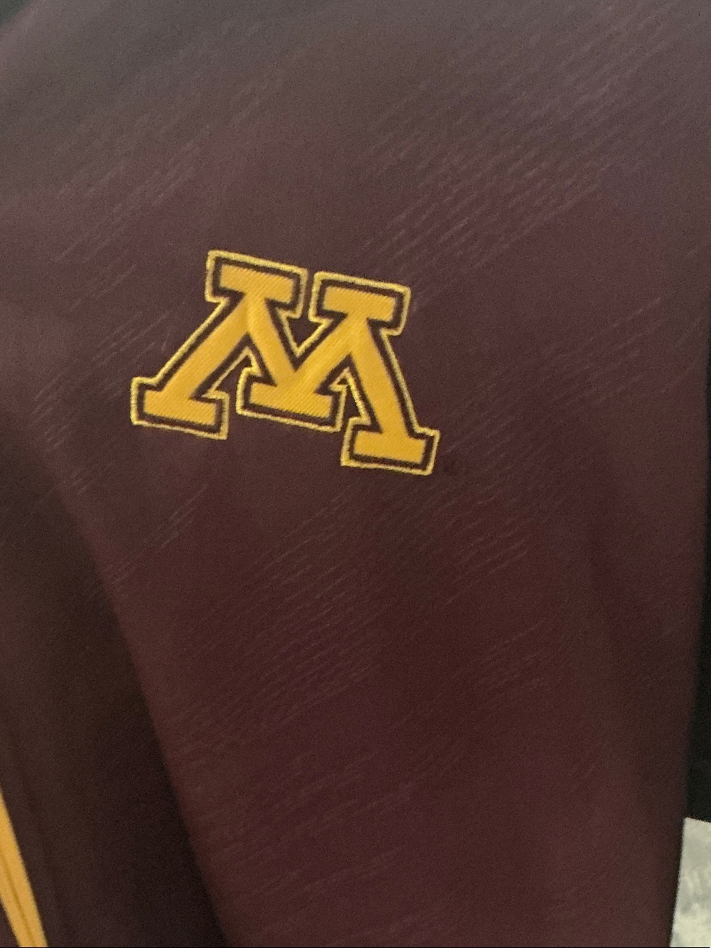 Campus Heritage Maroon Jacket with Yellow Trim - Gophers - Picture 4 of 5